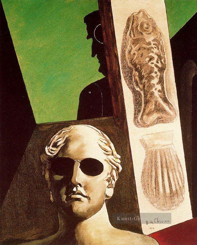 Porträt des Guillaume apollollinaire 1914 Giorgio de Chirico Metaphysischer Surrealismus Ölgemälde